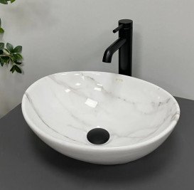 Раковина для ванної VBI Parma 41,5х33,5 см кераміка calcatta glossy VBI-011024