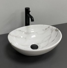 Раковина для ванної VBI Parma 41,5х33,5 см кераміка calcatta glossy VBI-011024