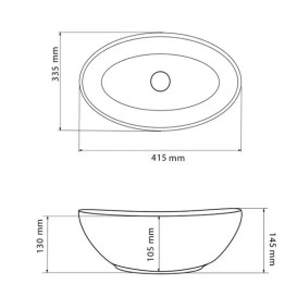 Раковина для ванной VBI Parma 41,5х33,5 см керамика light stone glossy VBI-011026