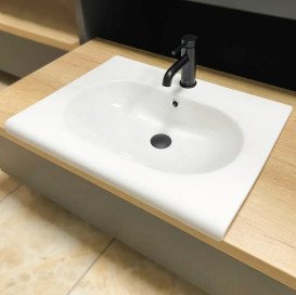 Раковина для ванної VBI Pordenone 60,5х47,5 см кераміка білий VBI-018047