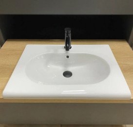 Раковина для ванної VBI Pordenone 60,5х47,5 см кераміка білий VBI-018047