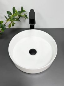 Раковина для ванної кімнати VBI PRATO 35,5x35,5 см кераміка білий VBI-011400