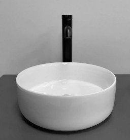 Раковина для ванной VBI Prato S ⌀31,5 см керамика белый VBI-011410