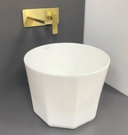 Раковина для ванной VBI Prazzo ⌀37 см керамика белый VBI-016604