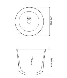 Раковина для ванной VBI Prazzo ⌀37 см керамика белый VBI-016604
