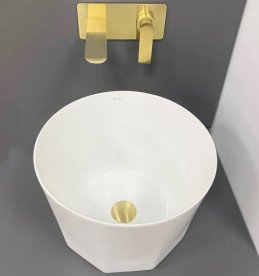 Раковина для ванной VBI Prazzo ⌀37 см керамика белый VBI-016604