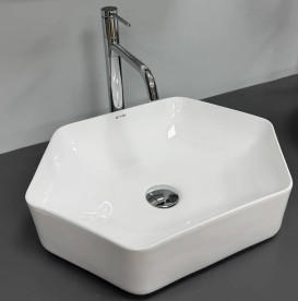 Раковина для ванної VBI Quaglio 48х36 см кераміка білий VBI-012622