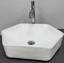 Раковина для ванної VBI Quaglio 48х36 см кераміка білий VBI-012622