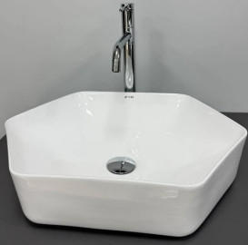 Раковина для ванної VBI Quaglio 48х36 см кераміка білий VBI-012622