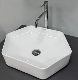 Раковина для ванної VBI Quaglio 48х36 см кераміка білий VBI-012622