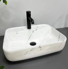 Раковина для ванной VBI RAGUSA 49,5x40,5 см керамика мармо глянцевый VBI-014501