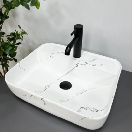 Раковина для ванной VBI RAGUSA 49,5x40,5 см керамика мармо глянцевый VBI-014501