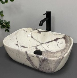 Раковина для ванной VBI Ravenna 46х33 см керамика sand glossy VBI-011231