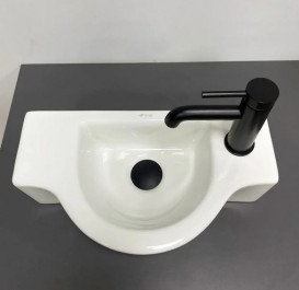 Раковина для ванной VBI Rimella 44х26 см керамика белый VBI-015618