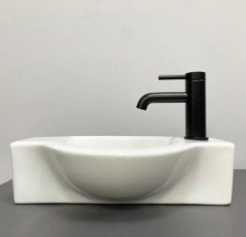 Раковина для ванной VBI Rimella 44х26 см керамика белый VBI-015618