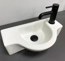 Раковина для ванной VBI Rimella 44х26 см керамика белый VBI-015618