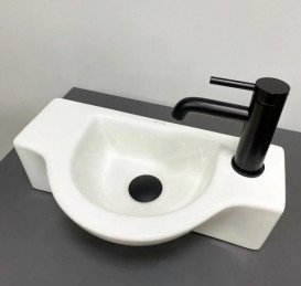 Раковина для ванной VBI Rimella 44х26 см керамика белый VBI-015618