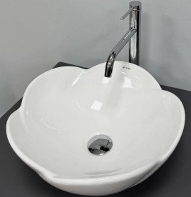 Раковина для ванної VBI Rosolini ⌀39 см кераміка білий VBI-012625