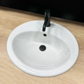 Раковина для ванної кімнати VBI SALERNO 56x47,5 см кераміка білий VBI-018000