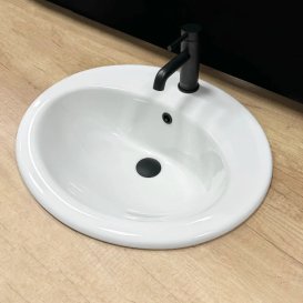 Раковина для ванної кімнати VBI SALERNO 56x47,5 см кераміка білий VBI-018000