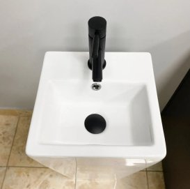 Раковина для ванної кімнати VBI SAVONA 32,5x32,5 см кераміка білий VBI-019012