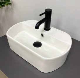 Раковина для ванної кімнати VBI Severini 45х30 см кераміка білий VBI-015508