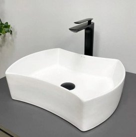 Раковина для ванной VBI Talone 44х34 см керамика белый VBI-017400