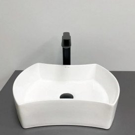 Раковина для ванной VBI Talone 44х34 см керамика белый VBI-017400