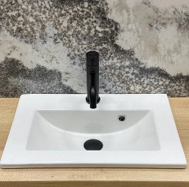 Раковина для ванной VBI Teora 50,5х34 см керамика белый VBI-018050