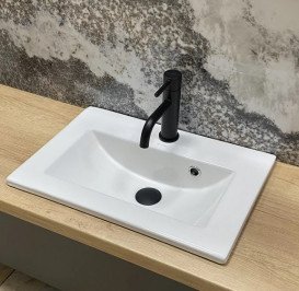 Раковина для ванной VBI Teora 50,5х34 см керамика белый VBI-018050