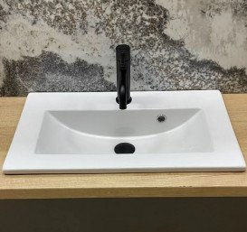 Раковина для ванної кімнати VBI Teora 60,5х36 см кераміка білий VBI-018051