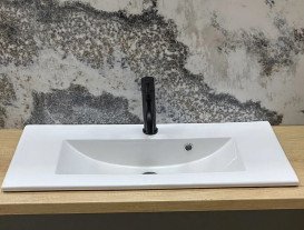 Раковина для ванної VBI Teora 80х36 см кераміка білий VBI-018052