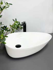 Раковина для ванної кімнати VBI TRENTO 55 55x39 см кераміка білий VBI-011900