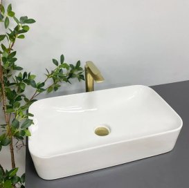 Раковина для ванної кімнати VBI TREVI 61x35 см кераміка білий VBI-012604