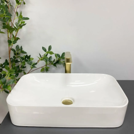 Раковина для ванної кімнати VBI TREVI 61x35 см кераміка білий VBI-012604