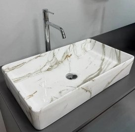 Раковина для ванной VBI Triest 61х34 см керамика lava VBI-012715