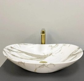 Раковина для ванной VBI Turin 60,5х36 см керамика Lava matt VBI-011511