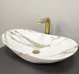 Раковина для ванной VBI Turin 60,5х36 см керамика Lava matt VBI-011511