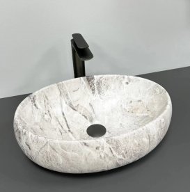 Раковина для ванной VBI VENETO 46,5x32 см керамика камень матовый VBI-012803