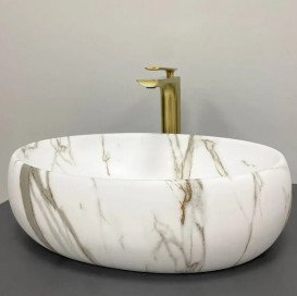 Раковина для ванной VBI Veneto 46х31,5 см керамика Lava matt VBI-012810