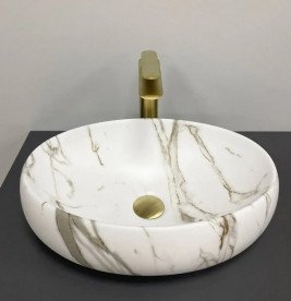 Раковина для ванной VBI Veneto 46х31,5 см керамика Lava matt VBI-012810