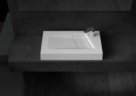 Раковина для ванной VBI Verna 100х46 см искусственный камень белый VBI-019936