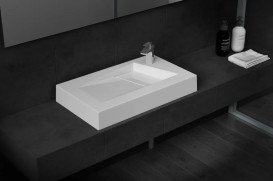 Раковина для ванной VBI Verna 100х46 см искусственный камень белый VBI-019936