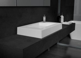 Раковина для ванной VBI Verna 100х46 см искусственный камень белый VBI-019936