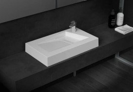 Раковина для ванной VBI Verna 80х46 см искусственный камень белый VBI-019935