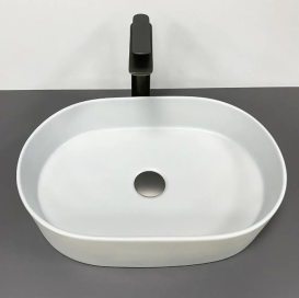 Раковина для ванної кімнати VBI VERONA 50 50x34 см кераміка сірий матовий VBI-011319