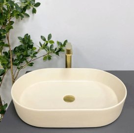 Раковина для ванної кімнати VBI VERONA 60 60,5x39 см кераміка бежевий матовий VBI-011323