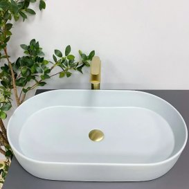 Раковина для ванної кімнати VBI VERONA 70 70x38 см кераміка синій димчатий VBI-011307