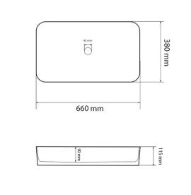 Раковина для ванной VBI Vestone 66х38 см керамика белый VBI-017002