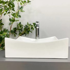 Раковина для ванної кімнати VBI VIAREGGIO 40x40 см кераміка білий VBI-016200